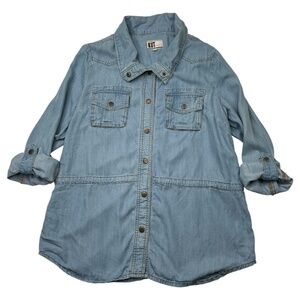 Kut from the Kloth Chambray Denim Shirt